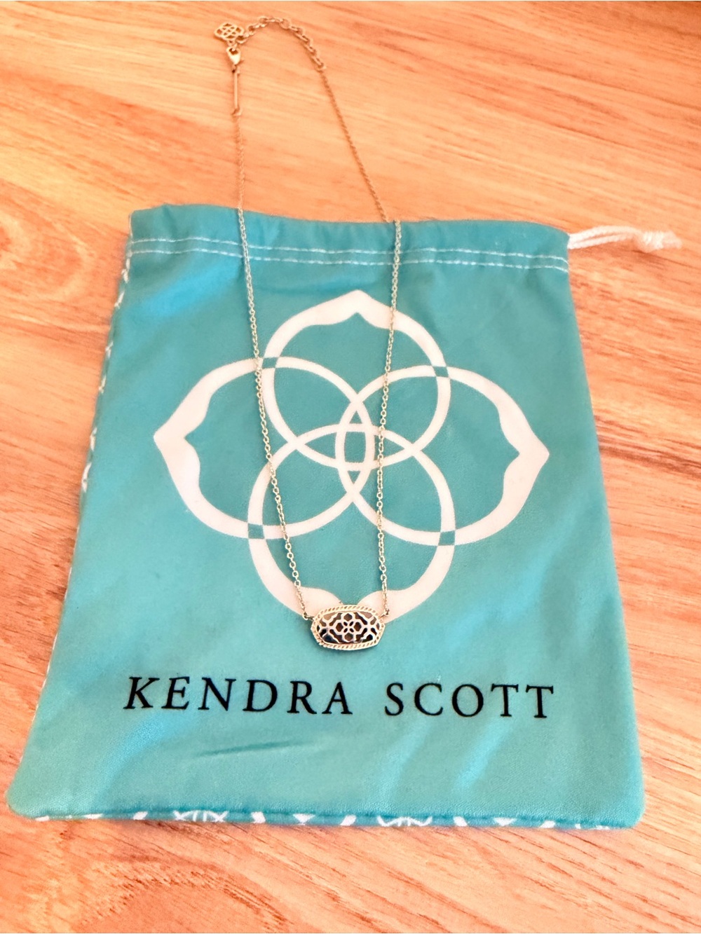 Kendra Scott Two Tone Dollie Pendant Necklace